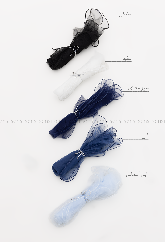 شال توری حریر کد1006189